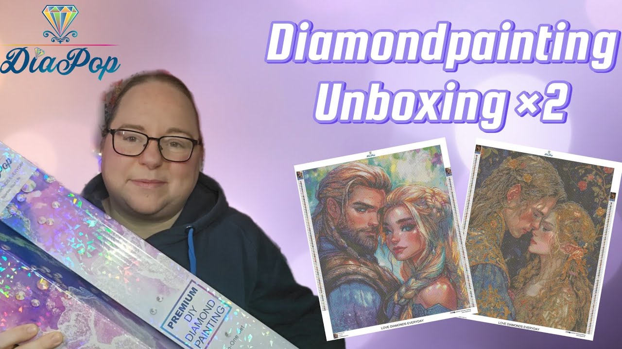 Neue Diamondpainting Bilder bei Diapop/ Unboxing XXL