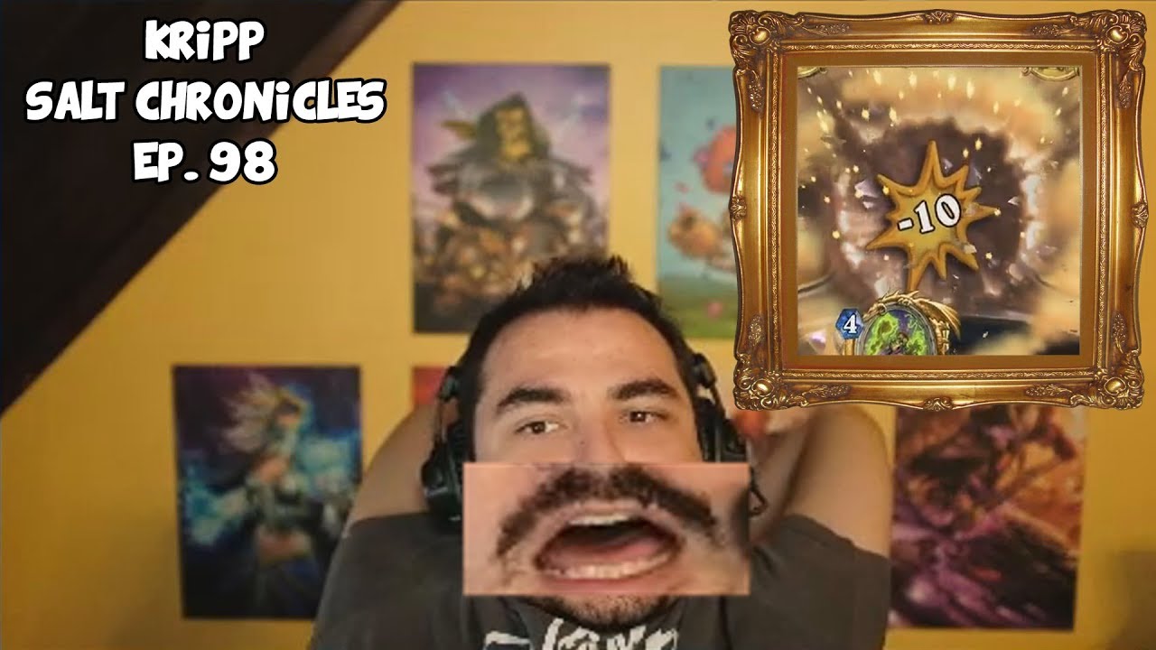 Kripp Salt Compilation [Ep. 98] Hearthstone funny and lucky moments