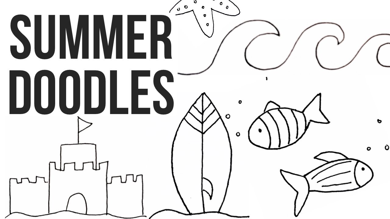Cute Summer Doodles for your Planner or Bullet Journal!
