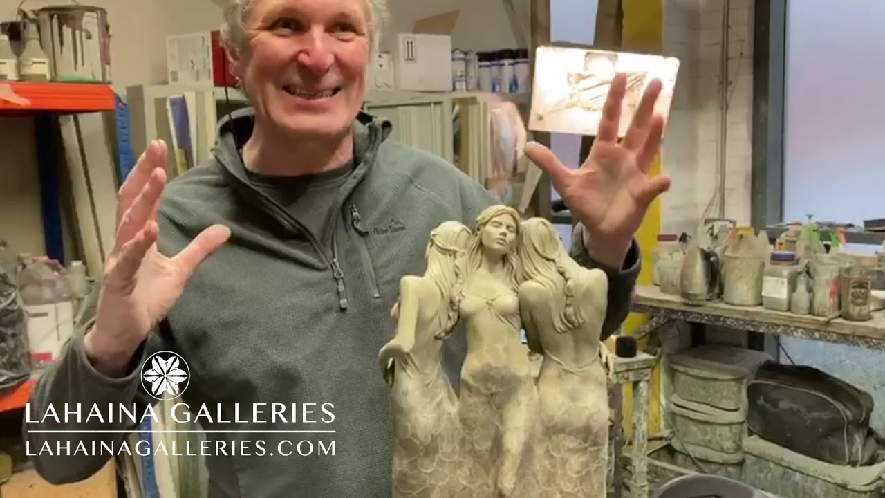 How to Add Patina to a Sculpture - Watch Michael Talbot (Three Graces Bronze)