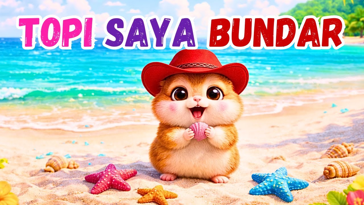 Topi Saya Bundar | Lagu Anak Indonesia Populer - nursery rhyme Indonesia - TK PAUD