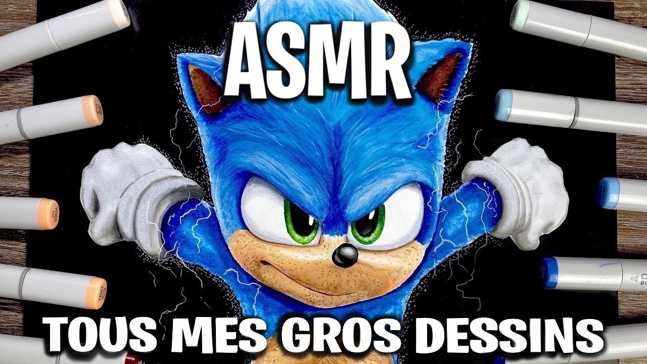 ASMR FR - Je présente TOUS mes gros Dessins !