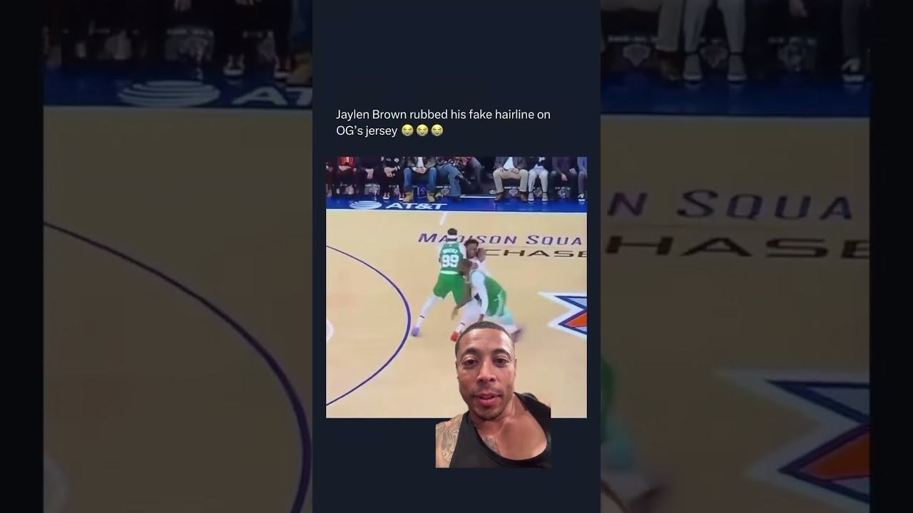 I&rsquo;ve never seen a skid mark on a jersey 😭😭😭##nba #reels #hairline