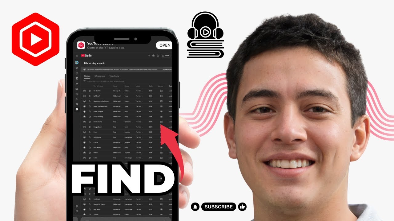 How To Find Audio Library In YouTube Studio App - Step by Step
