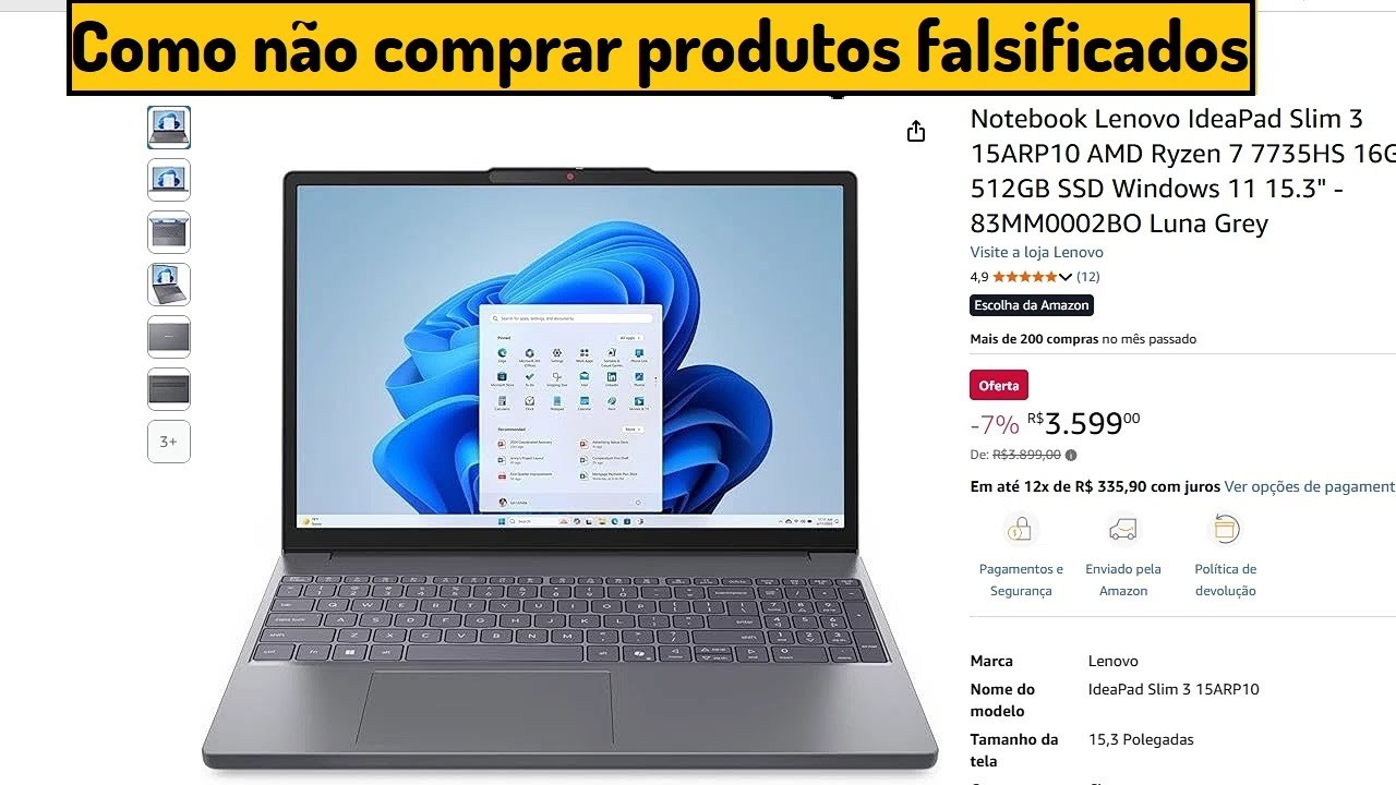 Como n&atilde;o comprar PRODUTO FALSIFICADO na AMAZON