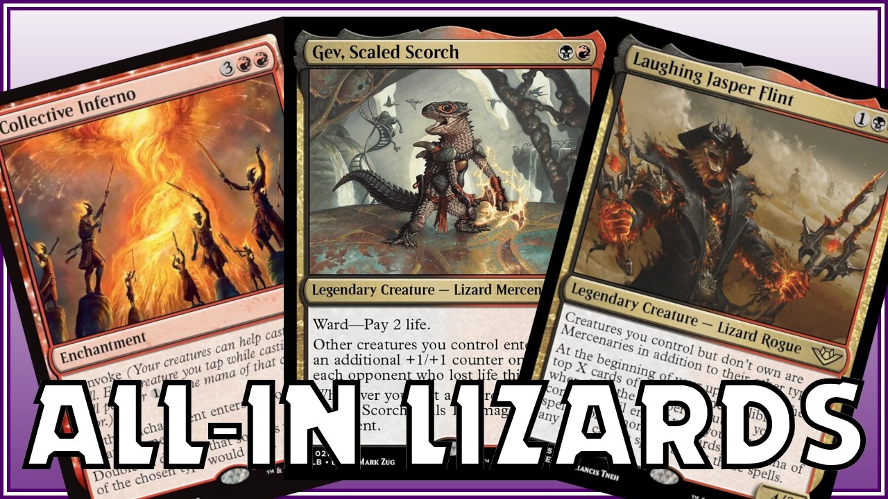 🦎 These Lizards are RED HOT 🦎 - ALL-IN LIZARDS - Lorwyn Standard