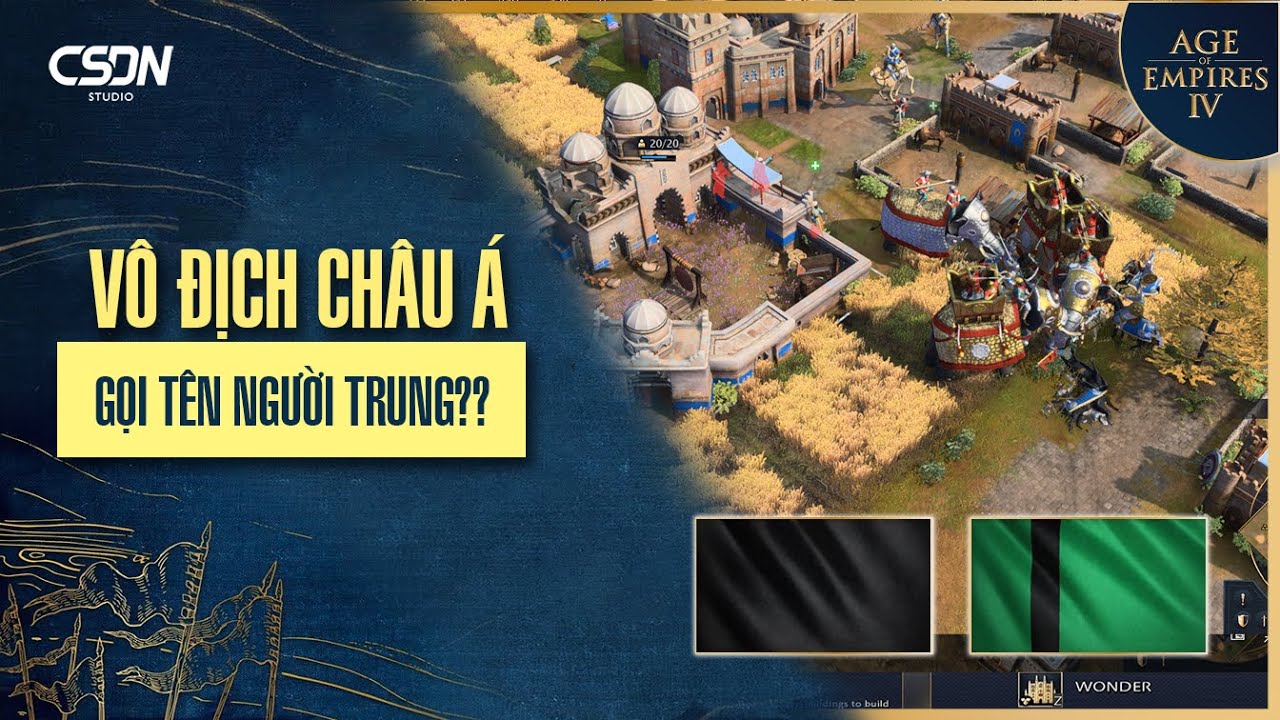 Nông Dân - Phát súng đầu tiên của Trung Quốc tại đấu trường AOE 4 quốc tế mạnh đến mức nào?
