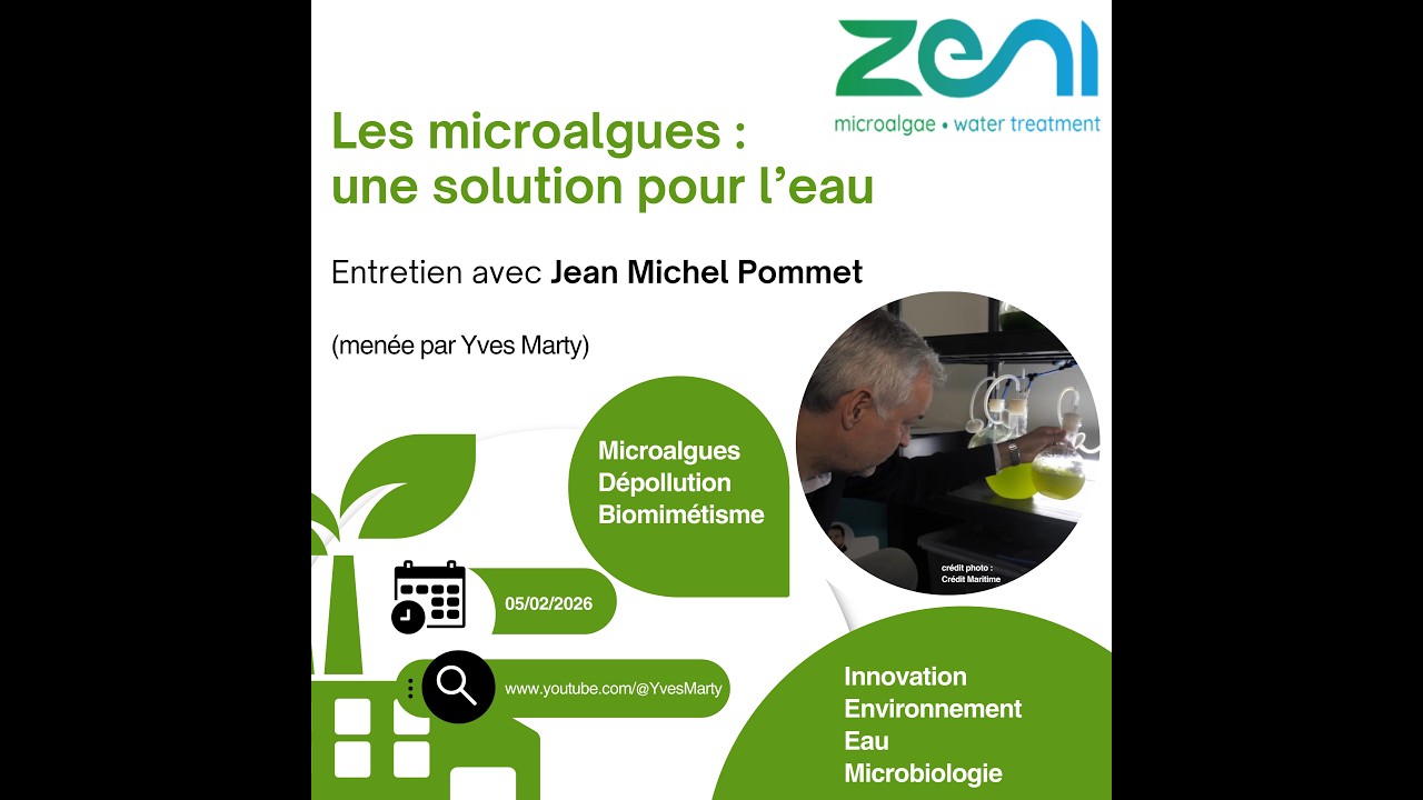 Les microalgues, une solution pour l'eau : entretien avec JM Pommet