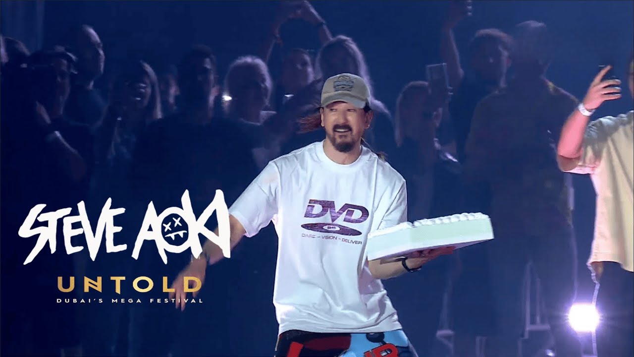 Steve Aoki live at UNTOLD Dubai 2025