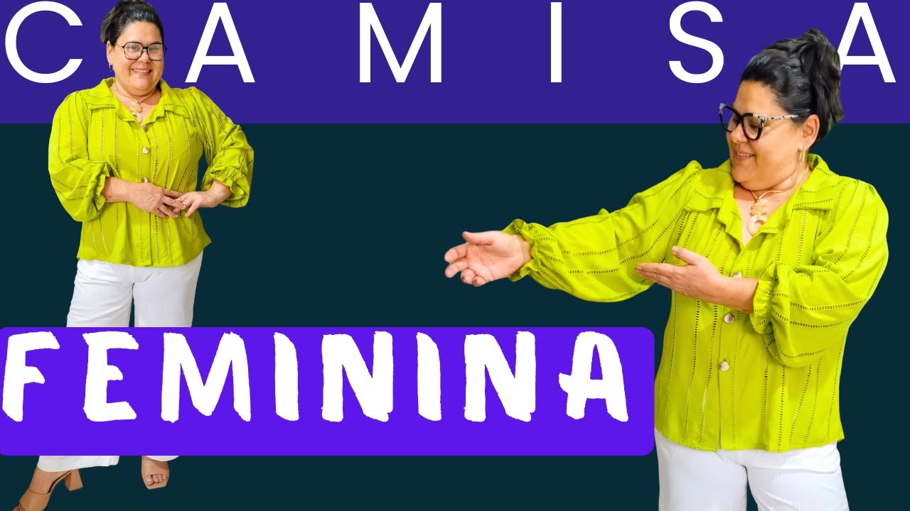 O JEITO MAIS FÁCIL E PRÁTICO DE FAZER UMA CAMISA FEMININA.