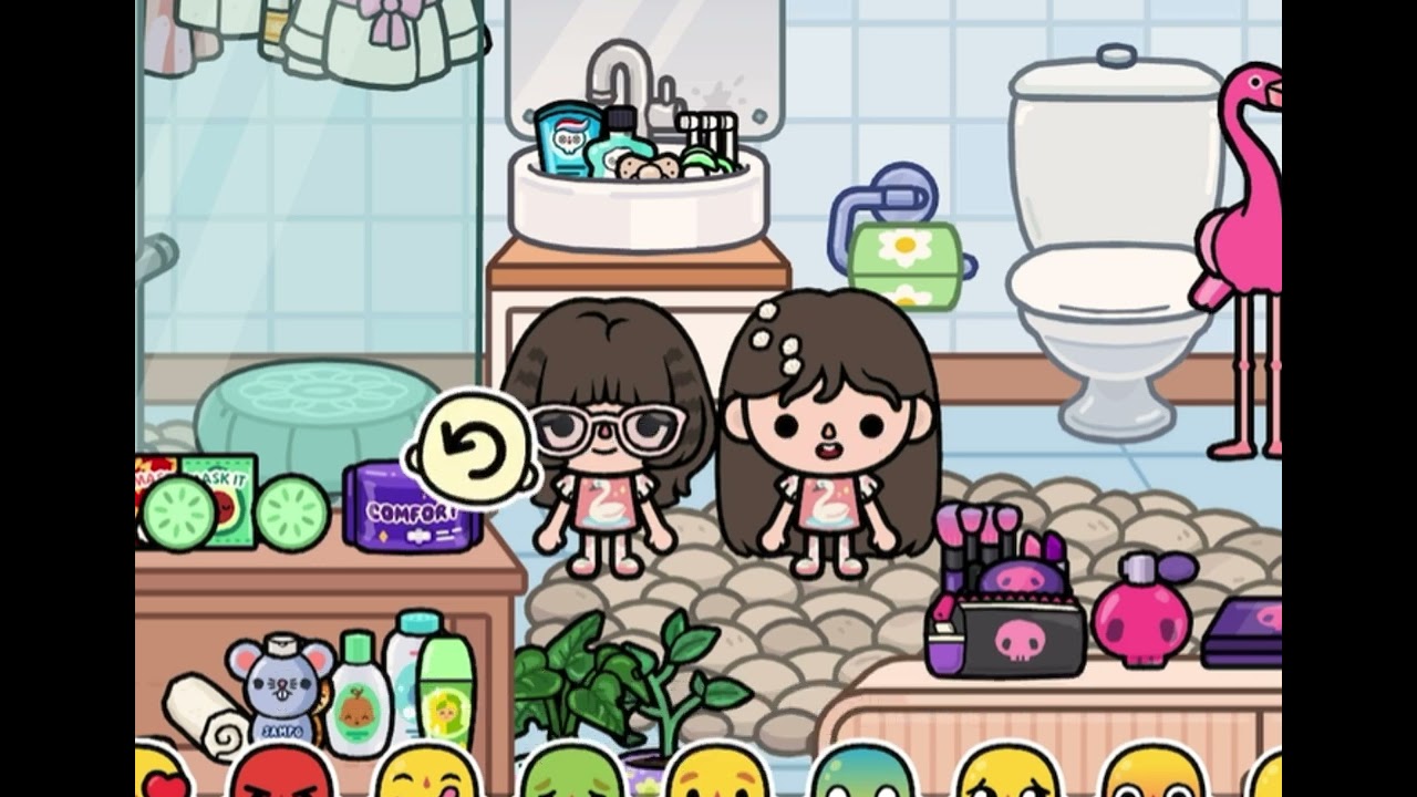 Nini and mimi’s morning routine pt 1!! 🍰🍡🥛🍮