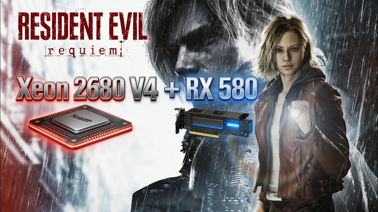 XEON 2680 V4 + RX 580 2048SP - Resident Evil Requiem