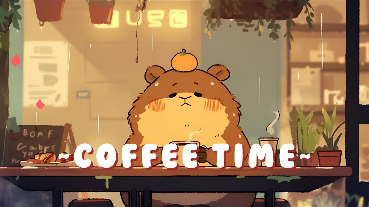 Capybara Lofi Radio - Chill Jazz Beats to Relax/Study ~ Warm Feelings ~ 🎵 💫