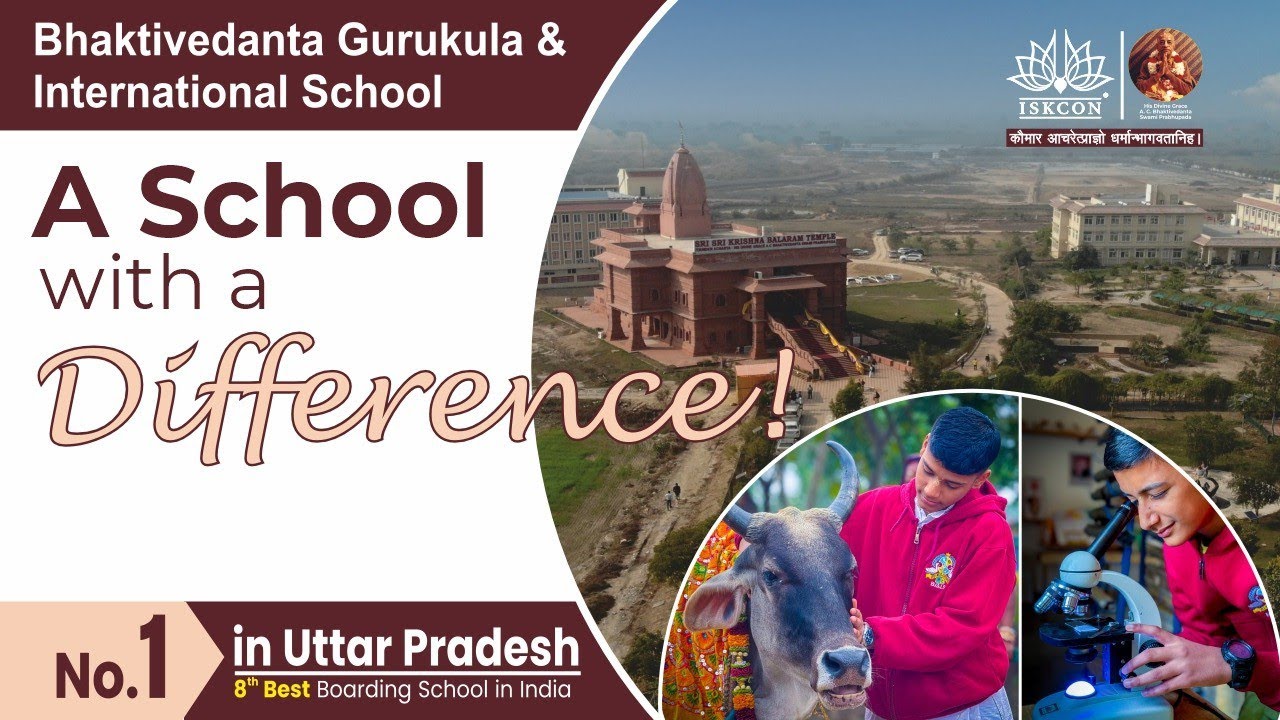 The School with a difference | BGIS | ISKCON'S largest Gurukul | Vrindavan Dham