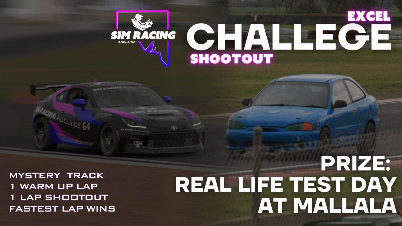 Sim Racing Adelaide EXCEL CHALLENGE SHOOTOUT