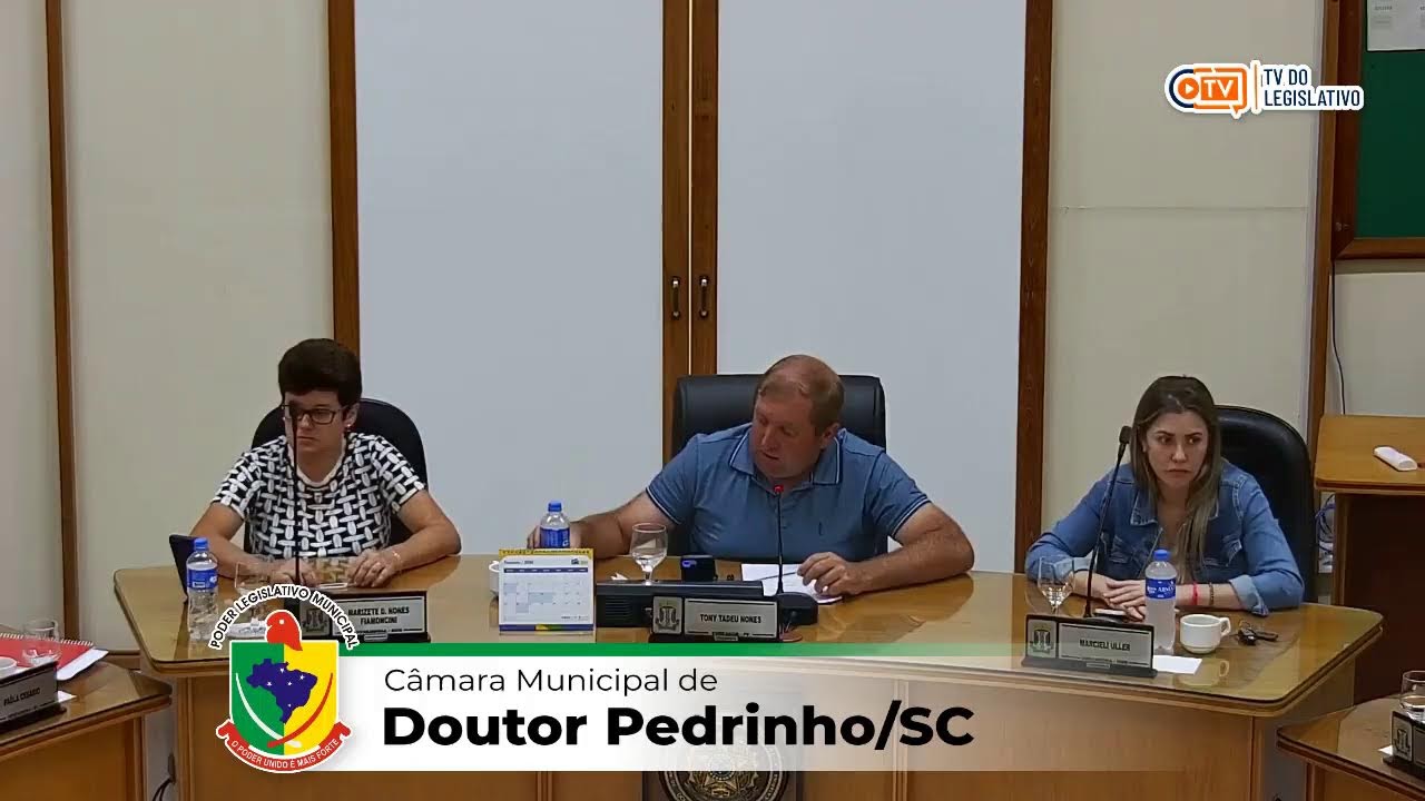 Quadragésima Sexta Sessão Ordinária da Câmara de Vereadores de Doutor Pedrinho - 09/03/2026