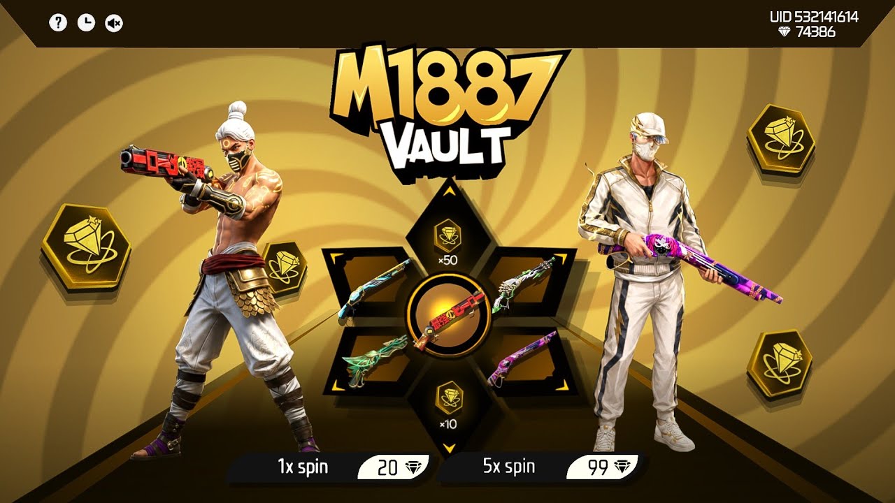M1887 Vault Event Confirm Update || New Event Free Fire Bangladesh Server || Free Fire New Event