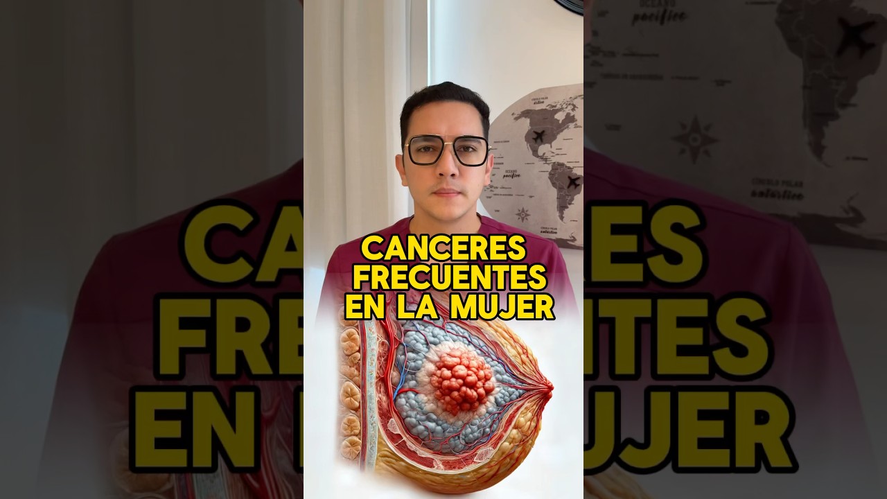 5 tipos de c&aacute;nceres m&aacute;s frecuentes de la mujer. #medicina #consejosdesalud #oncologia #cancer