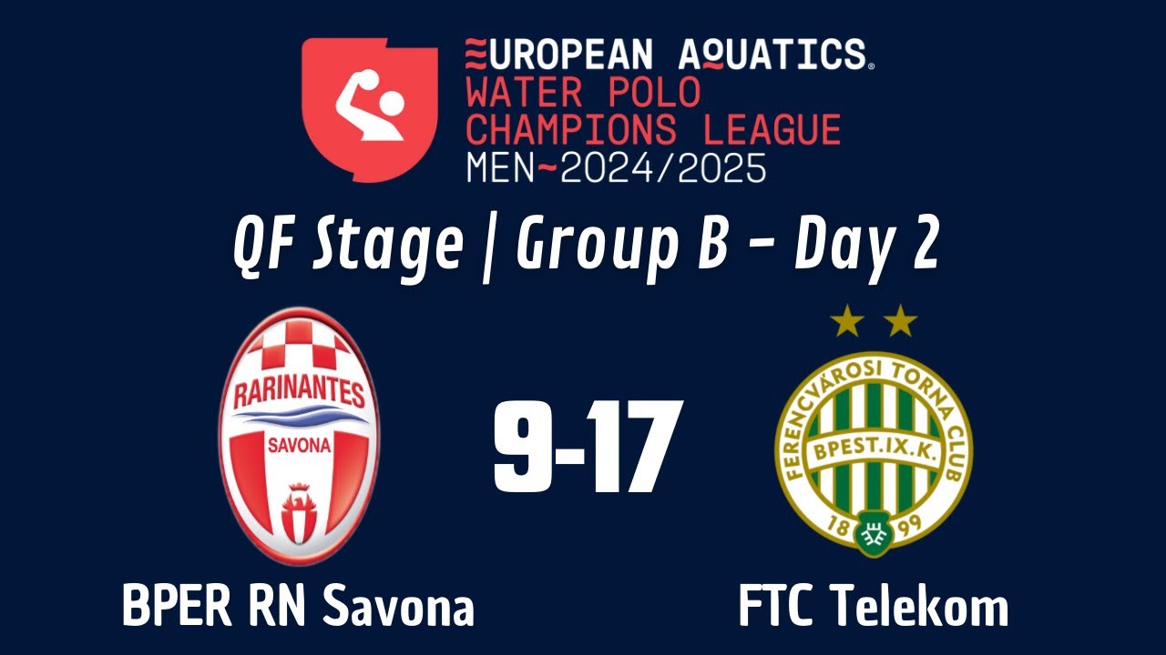 BPER RN Savona 🆚 FTC-Telekom 9-17