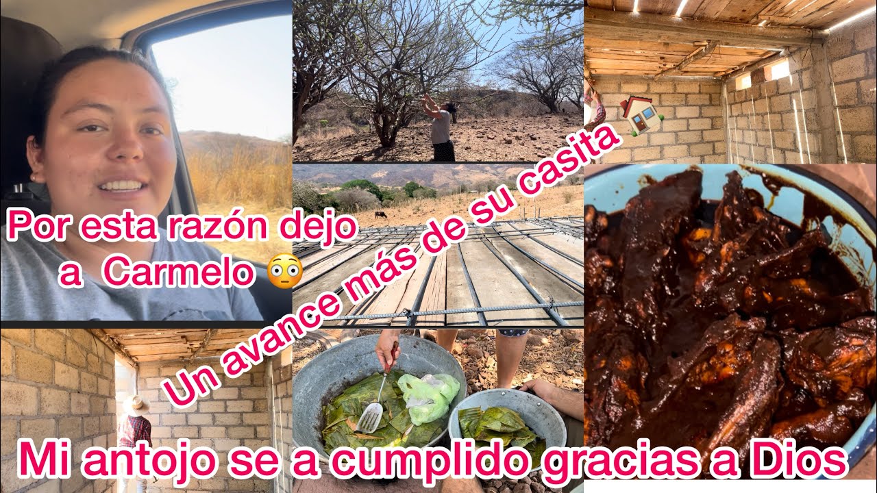 ‼️Me voy para donde está mi mamá 🤗Le Hizo falta material para el colado 🙁mi mamá me cumplió mi antjo
