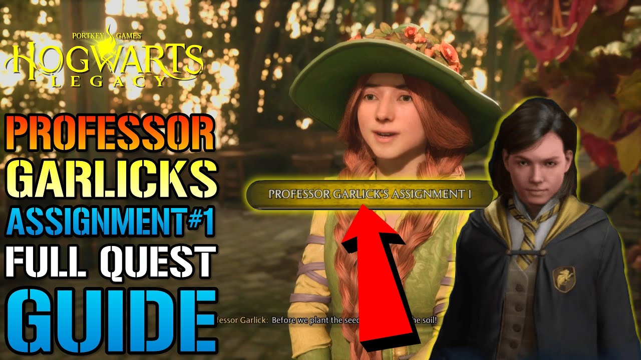 Hogwarts Legacy: Professor Garlick's Assignment 1 Full Quest GUIDE! Wingardium Leviosa (Spell Guide)