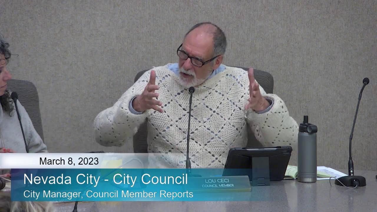 Nevada City - City Council Meeting March 8, 2023