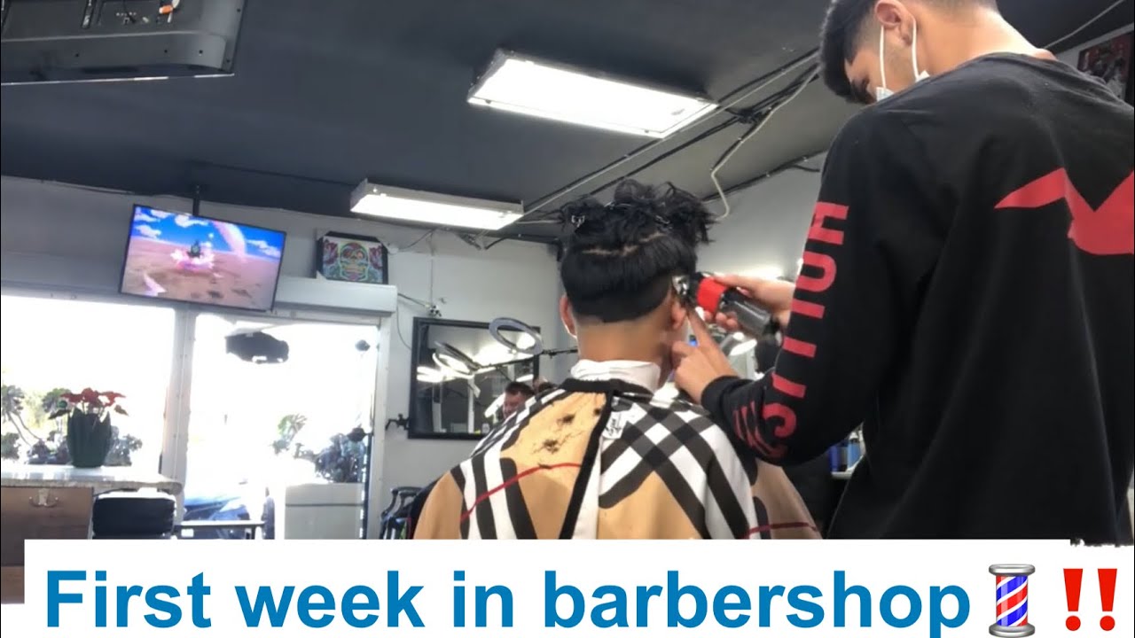 How Much did I Make($$$) my first WEEK in the BARBERSHOP💈‼️