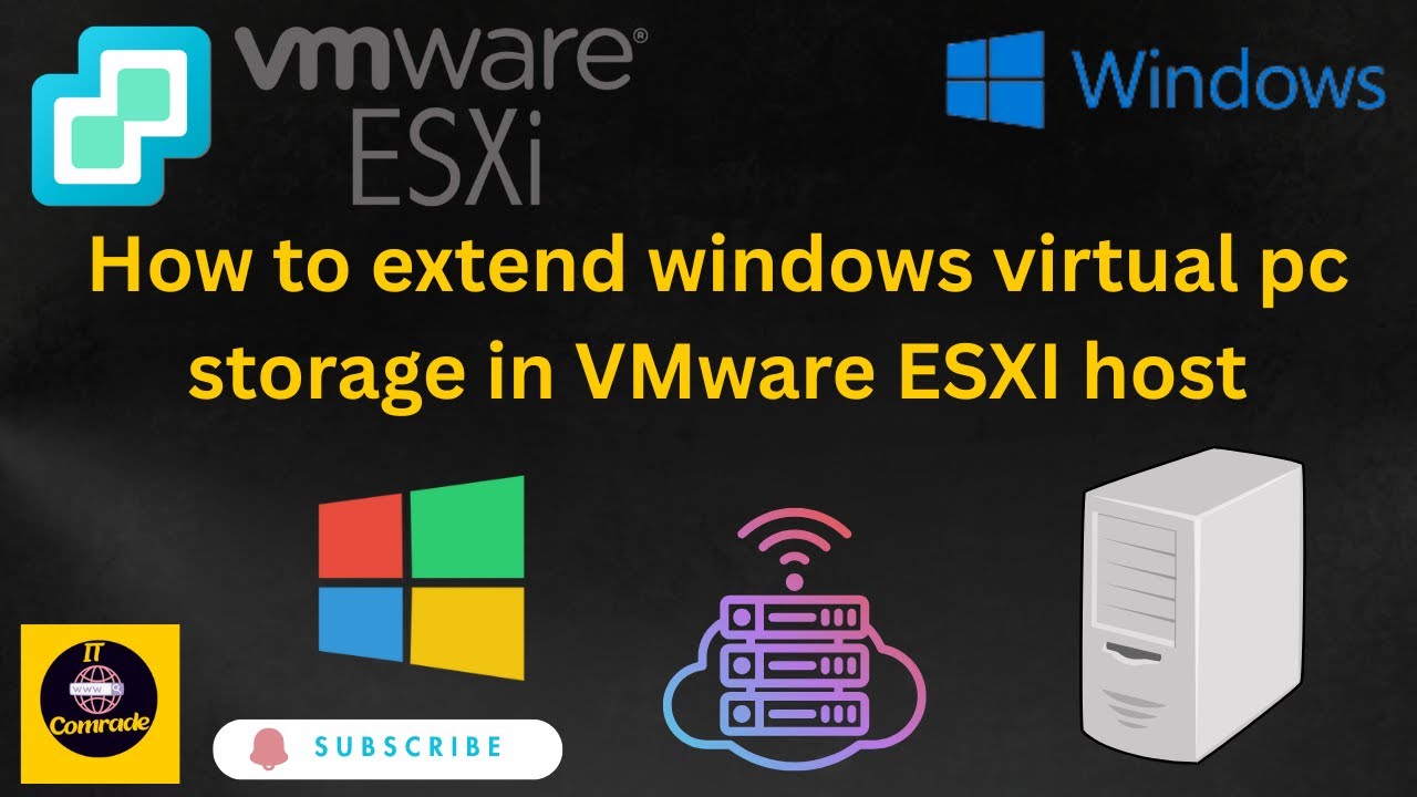 How to Extend Windows VM Disk Space in VMware ESXi (No Downtime Required)|vmware esxi tip and tricks
