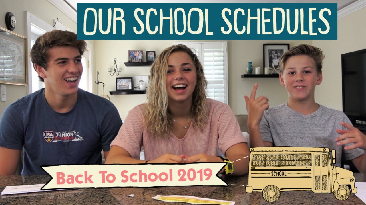 We Got Our Class Schedules | High School and Middle School