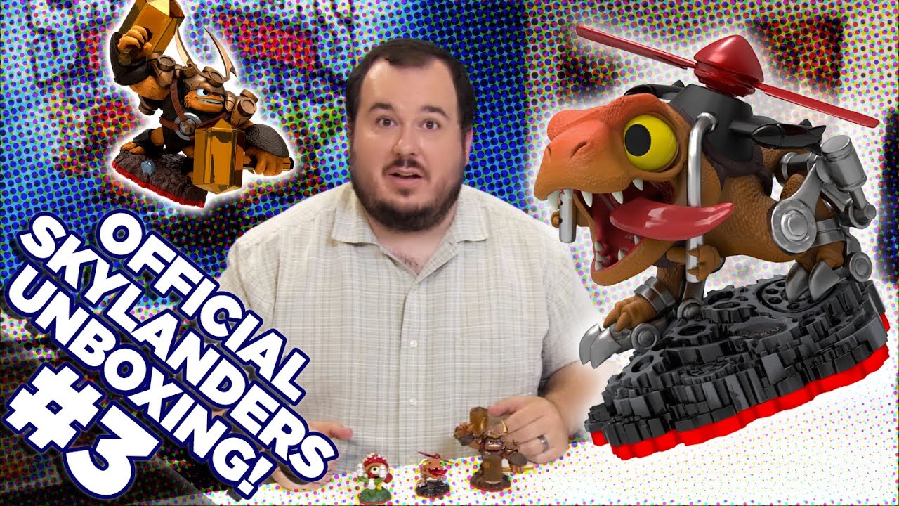 Официальная распаковка Skylanders Trap Team: наборы Wallop, Chopper, S2 Shroomboom и Trap