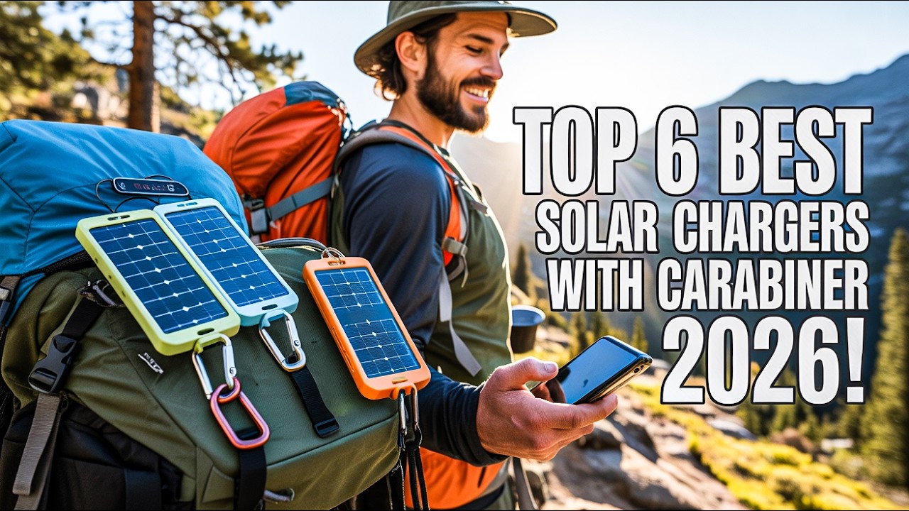 Top 6 Best Solar Charger With Carabiner 2026!