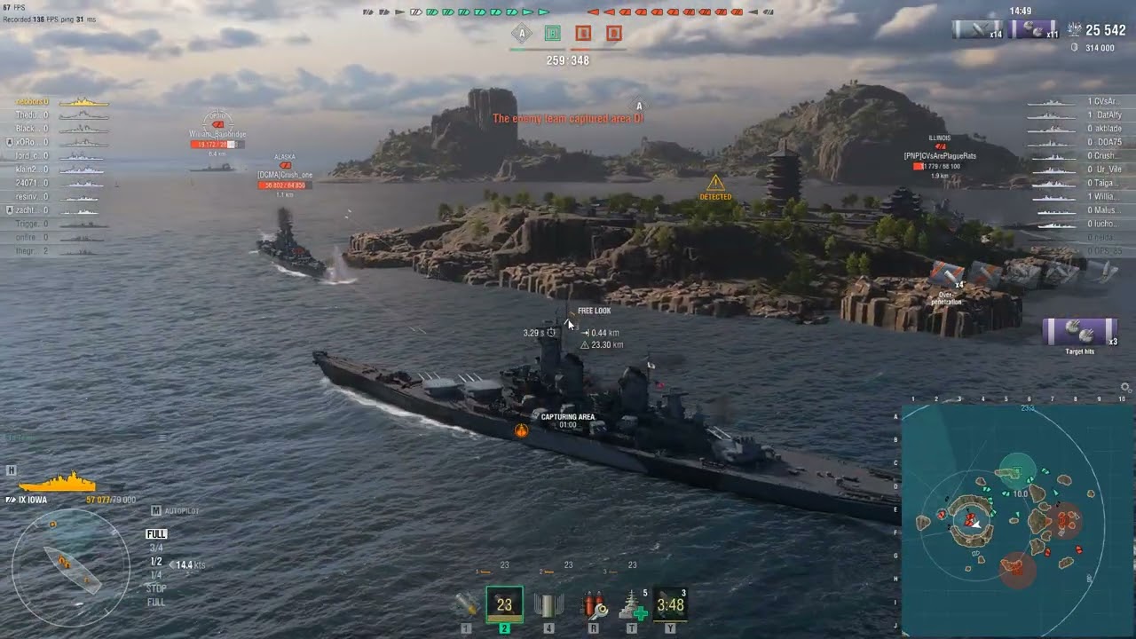Iowa- Die Hard, Double Strike, Confed, High Cal, Kraken
