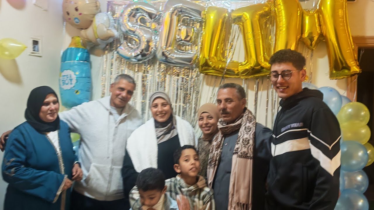 اتجمعت أنا والحبايب فى سبوع أصغر حفيد في العيله 🥰
