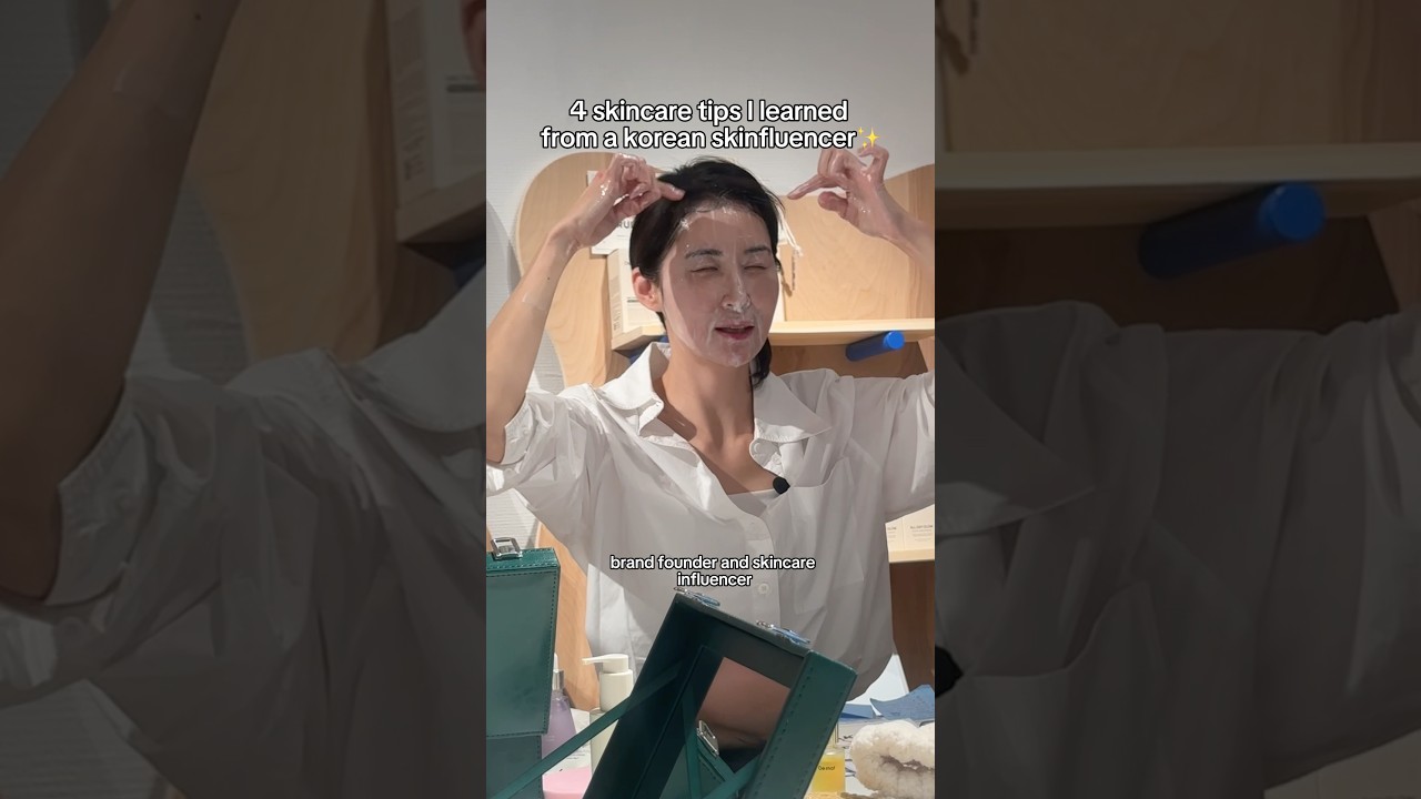 4 UNDERRATED skincare tips from a korean skinfluencer/founder😮 #skincare #skincaretips