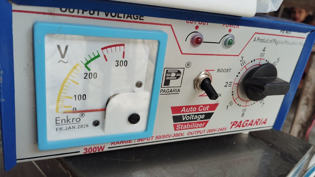 250 wat manual stabilizer all connection kaise karen