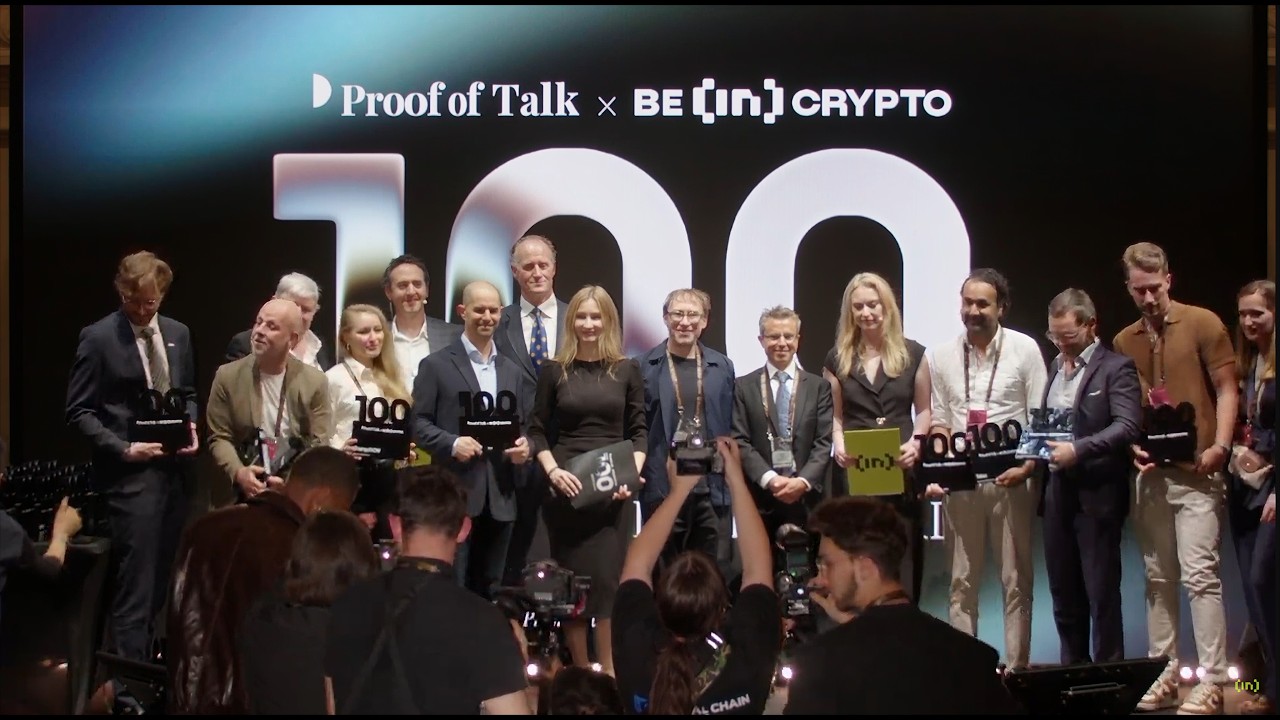 BeInCrypto x Proof of Talk Institutional 100 Awards