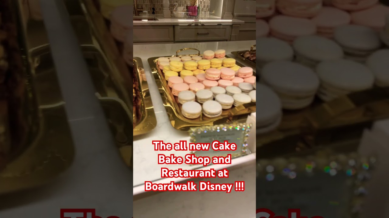 The all new Cake Bake Shop and Restaurant at Disney's Boardwalk!!! 