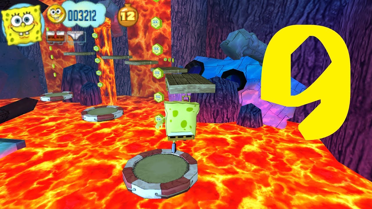 Правда или правда Губки Боба (PSP) [4K] Часть 9 - Уровень 9 [24 часа веселья в Красти Краб]