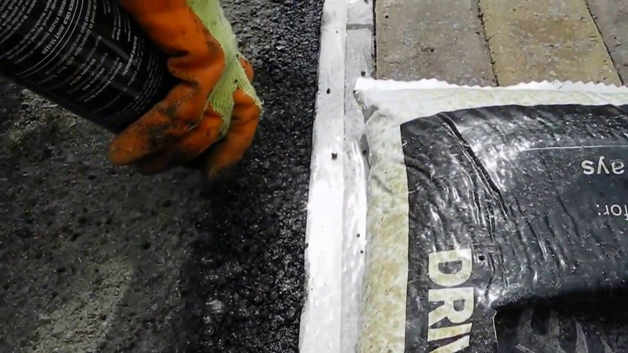 How to repair #asphalt #pothole in #driveway and walkway by Hanson cold tarmac