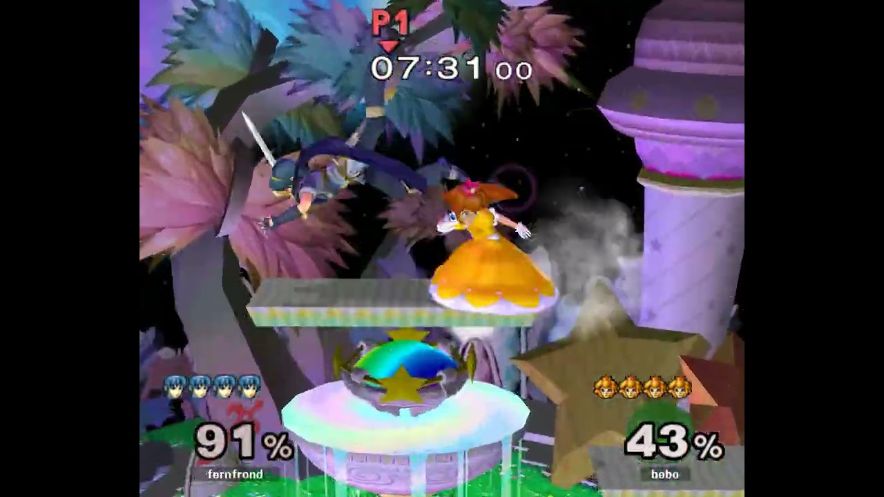 Sudden Death @ Pine Box 2  — WQF — bebo ⟮Peach⟯ vs fernfrond ⟮Marth⟯