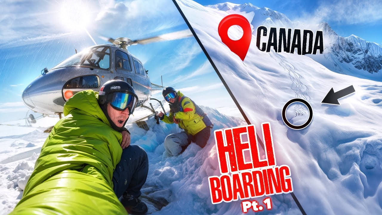 EPIC HELI BOARDING in CANADA! (Phantom Heli Ski, B.C.)