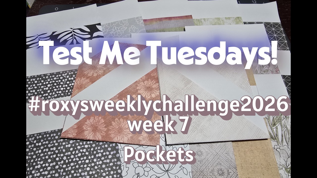 Test Me Tuesdays! - #roxysweeklychallenge2026 WEEK 7 – Pockets - See me switch gears when I get lost