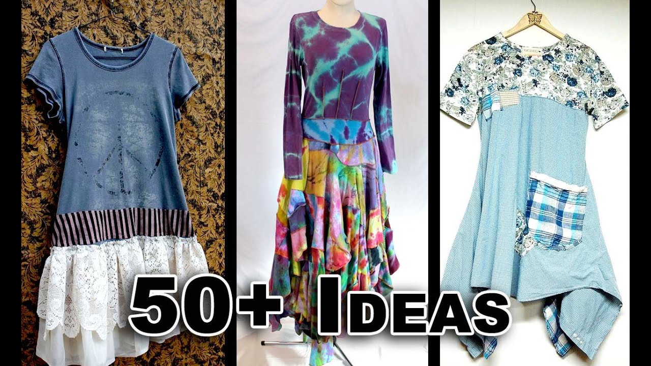 DIY: 50 EASY Upcycled Tshirts to Inspire You | ep 4