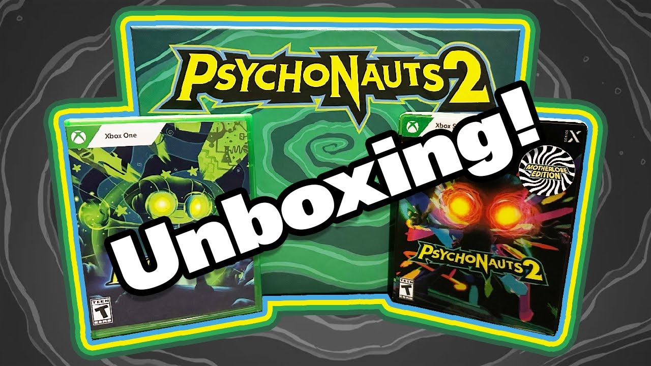 Psychonauts 2 Collector's Edition UNBOXED!! (The Sickest Unboxing Video Ever!)