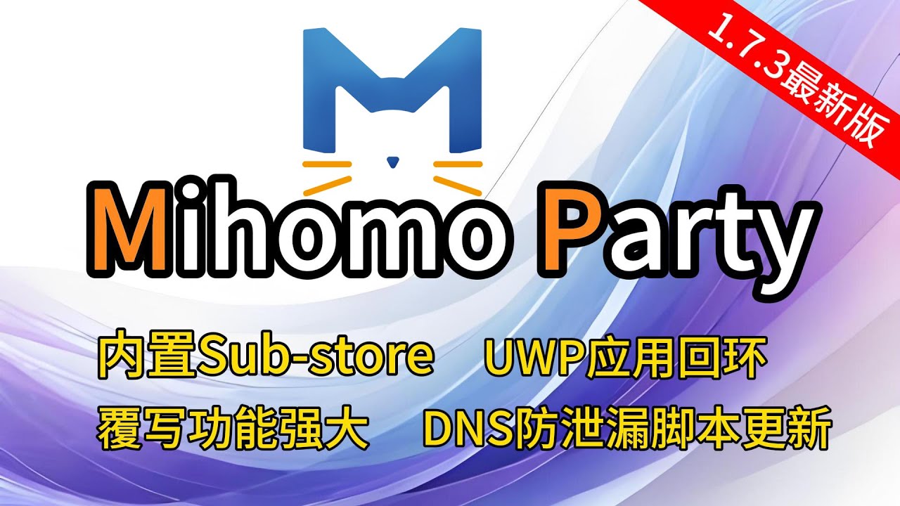 2025 新版 Mihomo Party 使用教程 无DNS泄露 无DNS污染 解除UWP应用回环 集成Sub-store 无需搭建服务器  多种客户端订阅转换  #科学上网 #翻墙