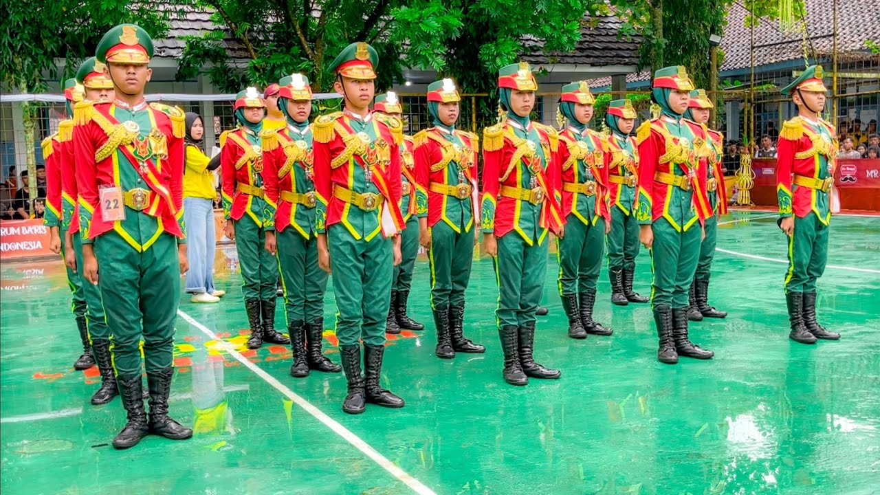 JUARA HARAPAN UTAMA 1 PASKIBRA SMPN 2 CIKAJANG AT LKBB LAGA ARUNIKA