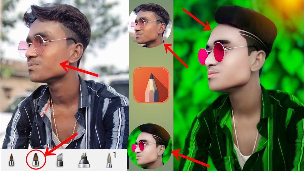 1 Click Mein Photo Ko Pro Look! 😱 | Before vs After Edit Sketchbook Photo Editing 2026