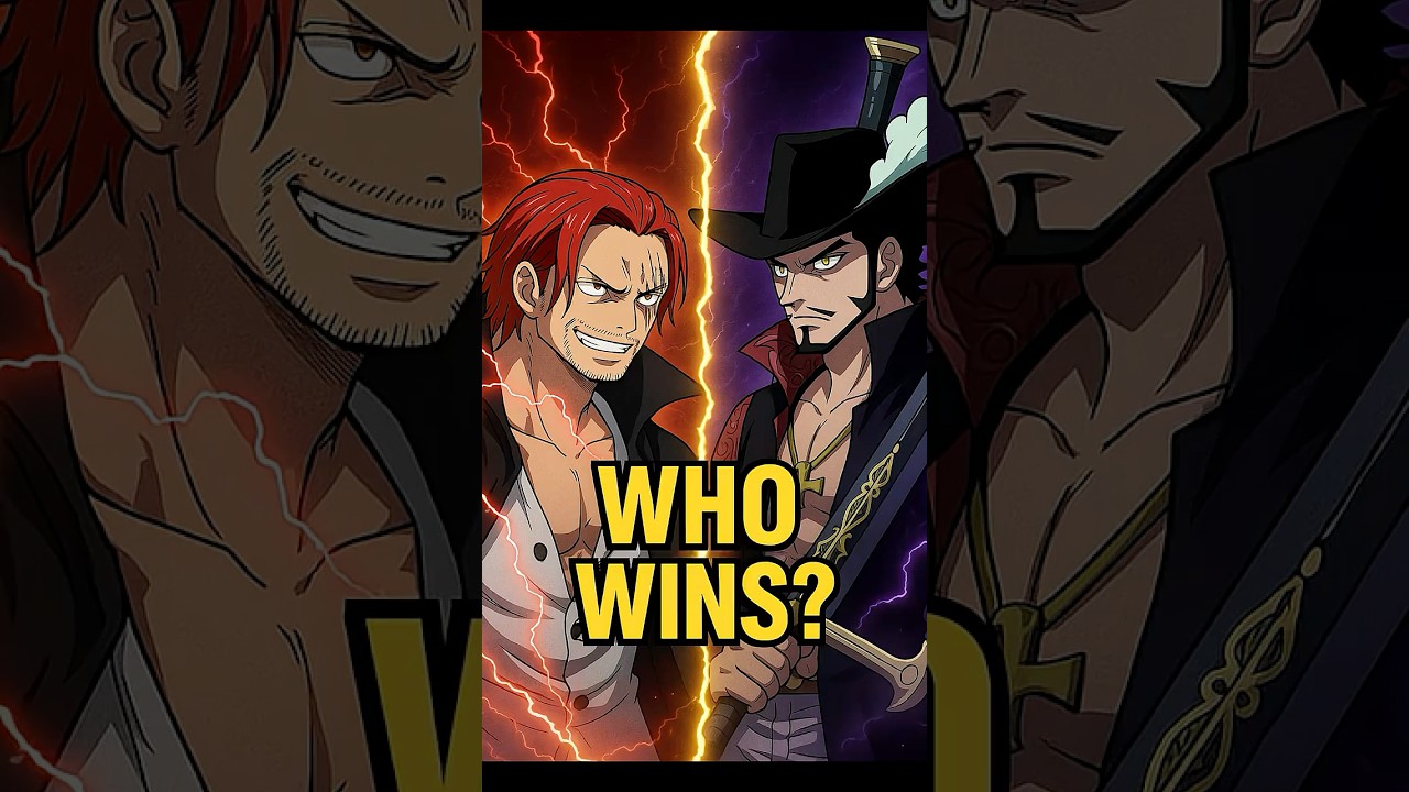 Shanks vs Mihawk &mdash; Who Really is Stronger?? (Battle Breakdown Ep.1) #onepiece #edit #shorts #anime