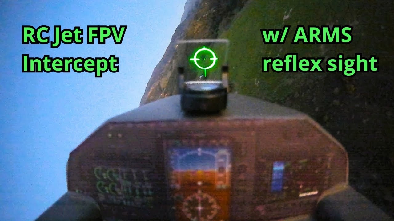 FPV RC Jets - E-flite Viper 90 vs Freewing Eurofighter Dusk Intercept Using Reflex Sight