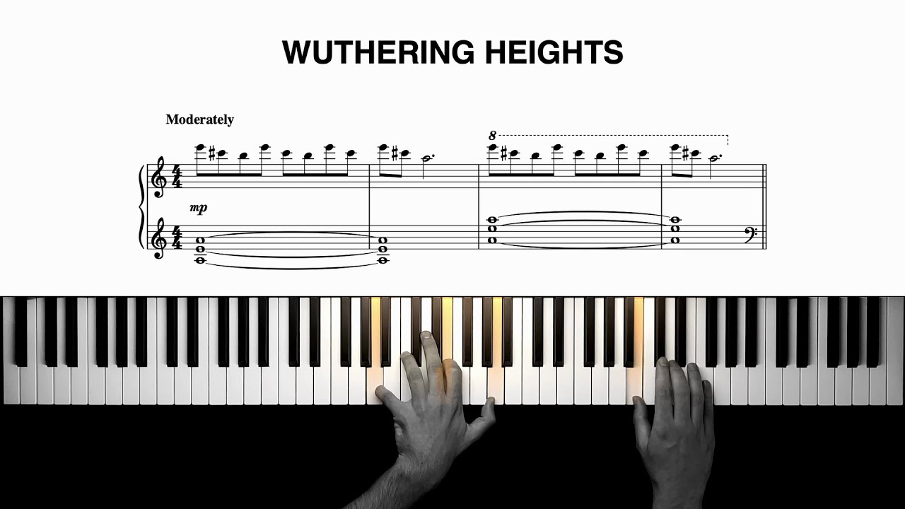 Kate Bush - Wuthering Heights | Piano Cover + Sheet Music